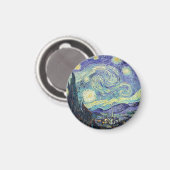 Vincent Van Gogh De sterrenhemel Magneet (Voorkant / Achterkant)