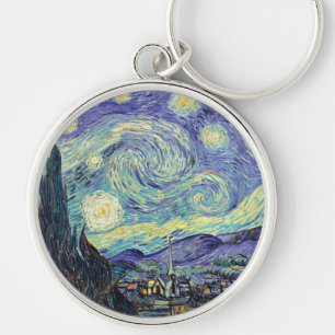 Vincent Van Gogh/ De sterrenhemel Sleutelhanger