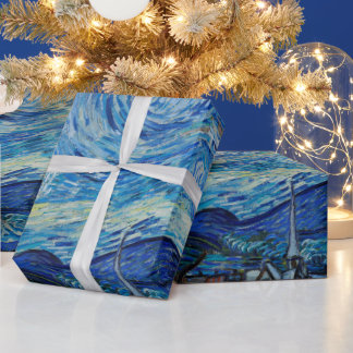 Vincent Van Gogh De Sterrennacht Cadeaupapier