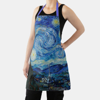 Vincent van Gogh De Sterrennacht Fine Art Schort