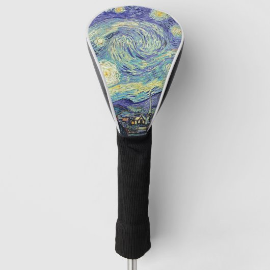 Vincent Van Gogh De Sterrennacht Golfheadcover (Voorkant)