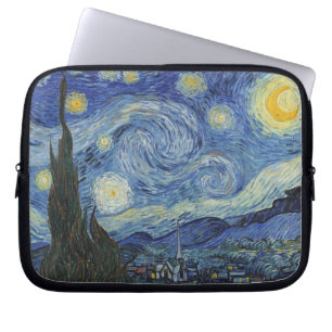 Vincent van Gogh De Sterrennacht, juni 1889 Laptop Sleeve