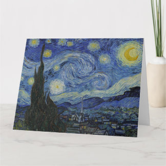 Vincent Van Gogh, de Sterrennacht Kaart