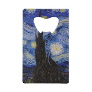 Vincent Van Gogh - De sterrennacht Kredietkaart Flessenopener