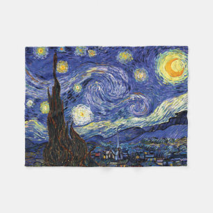 Vincent Van Gogh - De sterrennacht Kunstschilderij Fleece Deken