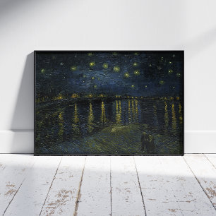 Vincent van Gogh, De Sterrennacht over de Rhône Poster