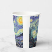 Vincent Van Gogh/ De Sterrennacht Papieren Bekers (Rechts)
