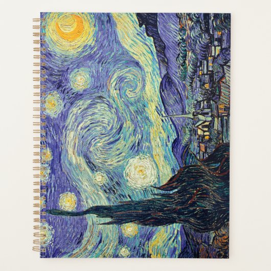 Vincent Van Gogh De Sterrennacht Planner (Voorkant)