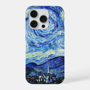 Vincent Van Gogh, De sterrennacht-schilderij iPhone 15 Pro Hoesje