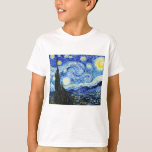 Vincent Van Gogh, De sterrennacht-schilderij T-shirt