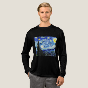 Vincent Van Gogh, De sterrennacht-schilderij Tri-Blend Shirt