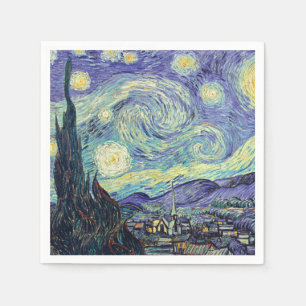 Vincent Van Gogh De Sterrennacht Servet