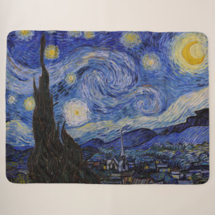 Vincent Van Gogh - De sterrennacht Sherpa Deken