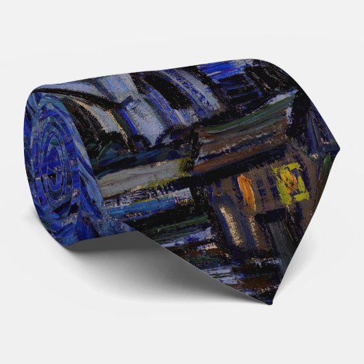 Vincent Van Gogh - De sterrennacht Stropdas (Opgerold)