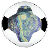 Vincent Van Gogh De Sterrennacht Voetbal (Gedraaid)