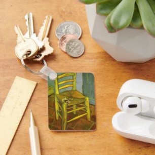 Vincent van Gogh - De stoel van Vincent met zijn p Sleutelhanger