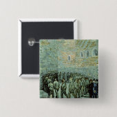 Vincent van Gogh | De tentoonstelling Vierkante Button 5,1 Cm (Voorkant /achterkant)