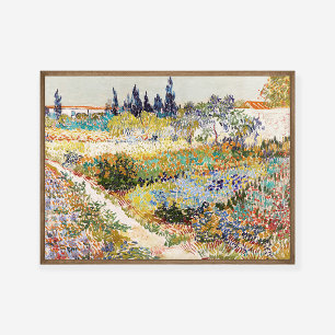 Vincent van Gogh De Tuin van Arles 1888 Schilderij Poster