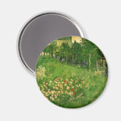 Vincent van Gogh - De tuin van Daubigny Magneet (Voorkant / Achterkant)