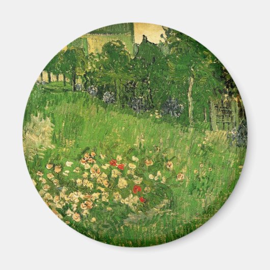 Vincent van Gogh - De tuin van Daubigny Magneet (Voorkant)