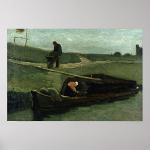 Vincent van Gogh   De turfboat, 1883 Poster