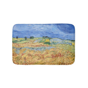 Vincent van Gogh - De velden / Vlakte bij Auvers Badmat
