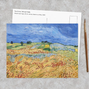 Vincent van Gogh - De velden / Vlakte bij Auvers Briefkaart
