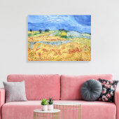 Vincent van Gogh - De velden / Vlakte bij Auvers Canvas Afdruk (Insitu (Woonkamer))
