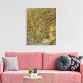 Vincent van Gogh - De weg in het Bos Canvas Afdruk (Insitu (Woonkamer))