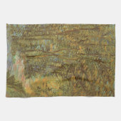 Vincent van Gogh - De weg in het Bos Theedoek (Horizontaal)