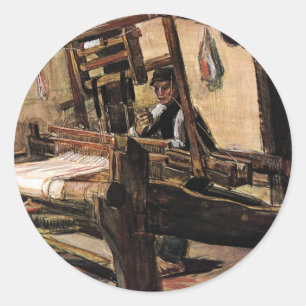 Vincent Van Gogh – De Wever - Kunst Ronde Sticker