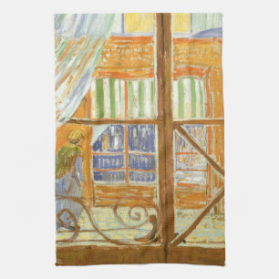 Vincent van Gogh - De winkelruit van een slager Theedoek