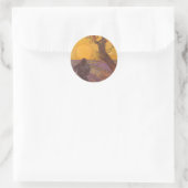 Vincent van Gogh - De Zaaiende Man Ronde Sticker (Tas)