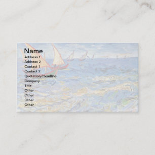 Vincent Van Gogh - De Zee Bij Saintes Maries Visitekaartje