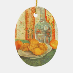 Vincent van Gogh - Decanter en citroenen op een Bo Keramisch Ornament