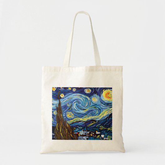 Vincent van Gogh digital Vector-studie Tote Bag (Voorkant)