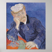 Vincent van Gogh | Dr. Paul Gachet, 1890 Poster (Voorkant)