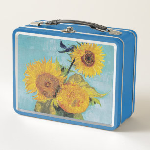 Vincent Van Gogh - Drie zonnebloemen in een vaas