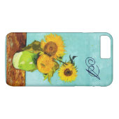 Vincent Van Gogh drie zonnebloemen in een vaas Case-Mate iPhone Case (Achterkant (Horizontaal))