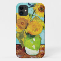 Vincent Van Gogh Drie Zonnebloemen In Een Vaas