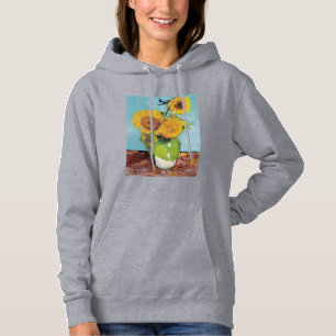 Vincent Van Gogh - Drie zonnebloemen in een vaas Hoodie