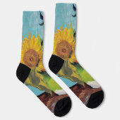 Vincent Van Gogh - Drie zonnebloemen in een vaas Sokken (Rechts)