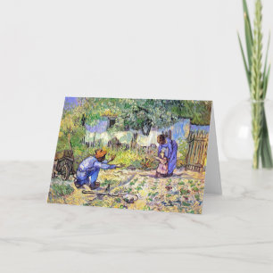 Vincent Van Gogh - Eerste Stappen - Vaderdag Kunst Kaart