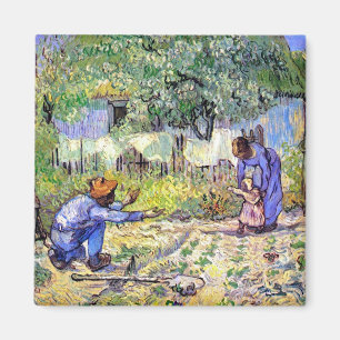 Vincent Van Gogh - Eerste Stappen - Vaderdag Kunst Magneet