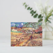 Vincent Van Gogh - Enclosed Wheat Field Fine Art Briefkaart (Staand voorkant)