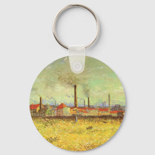 Vincent van Gogh - Fabrieken bij Asnières Sleutelhanger