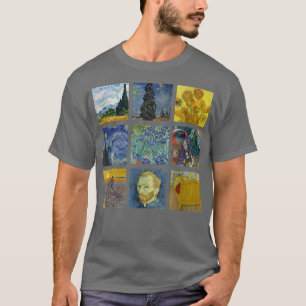 Vincent van Gogh Famous Paintings Sterrennacht Su T-shirt