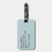 Vincent van Gogh - Farmhouse in Provence Bagagelabel (Achterkant verticaal)