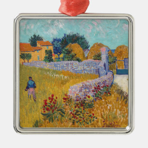Vincent van Gogh - Farmhouse in Provence Metalen Ornament