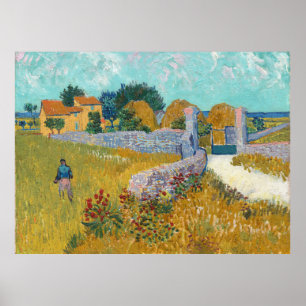Vincent Van Gogh Farmhouse in Provence Poster